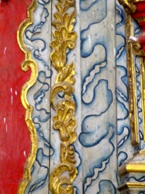 Closeup of the altar