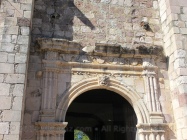 The side door of the church