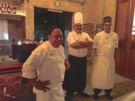 Chefs waiting for the main event to begin