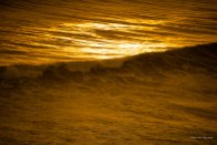 Orange waves at sunset pre-Willa
